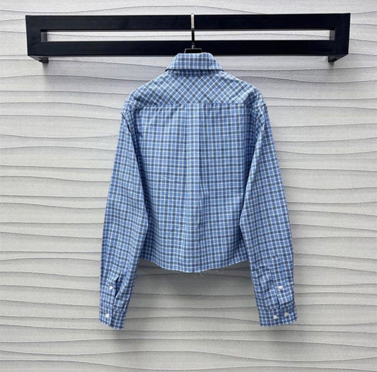 Chemise bleu chic et unique